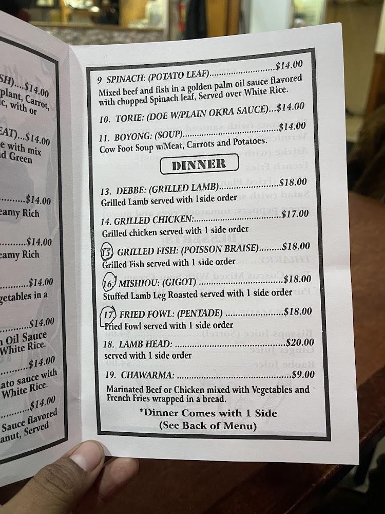 fouta halal food 2 corp Menu image 4